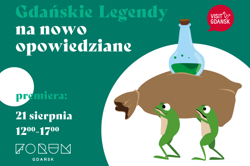 Wydarzenie: Gdańskie legendy, Kiedy? 2021-08-21 12:00, Gdzie? Targ Sienny 7, Plac przy Forum Gdańsk
